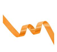 Neel Blue Tangerine Orange Double Sided Satin Ribbon Polyester Ribbon Roll, 6mm X 10 Metres