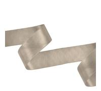 Neel Blue Taupe Double Sided Satin Ribbon Polyester Ribbon Roll, 15mm X 10 Metres