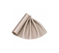Neel Blue Taupe Satin Fabric Roll, Silky & Shiny, Soft Polyester Roll - 29cmx20m in Beige Neel Blue Beige