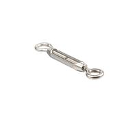 Neel Blue Turnbuckle Wire Tensioner M4 Rope Strainer Stainless Steel Hook in Silver Neel Blue Silver