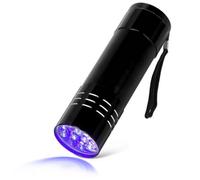 Neel Blue Ultra Violet Torch, Uv Flashlight, 3 X Aaa Batteries (Not Included), Black