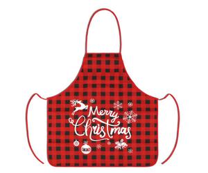 Neel Blue Unisex Christmas Apron With Merry Christmas - 60Cm X 70Cm