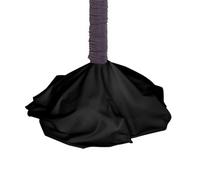 Neel Blue Upright Pole Base Protector Cover, Double Stitched Spandex For Pipes & Drapes, Black