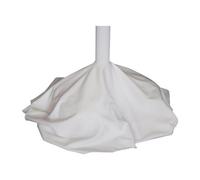 Neel Blue Upright Pole Base Protector Cover, Double Stitched Spandex For Pipes & Drapes, White