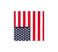 Neel Blue Usa Flag Printed Cotton Bandana Headband Scarf, 54Cm Multi