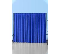 Neel Blue Velvet Backdrop - 3x3 Metres in Royal Neel Blue Royal