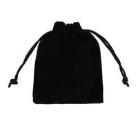 Neel Blue Velvet Gift Bags With Drawstrings, 7X9Cm Small Candy Pouches Party Favor Bags, Black - 50Pcs