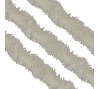 Neel Blue White Metallic Shiny Christmas Tinsel Garland For Xmas Tree & Home Decorations, 2M X 9Cm