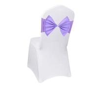 Neel Blue Wider Chair Bows Sash Band With Slider Buckle, Lavender, 1Pc