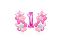 Neel Blue Women's 25PCS 1st Birthday Decoration Set in Pink Neel Blue Pink