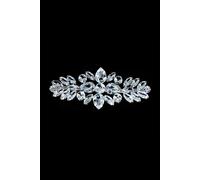 Neel Blue Women's Diamante Motif, Crystal Applique, 110mm x 50mm in Silver Neel Blue Silver One Size