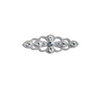 Neel Blue Women's Diamante Motif, Crystal Applique, 185mm x 60mm in Silver Neel Blue Silver One Size