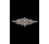 Neel Blue Women's Diamante Motif, Rhinestone Patch, Crystal Applique, 24 x 8.5cm | Size: 24 x 8.5 cm Neel Blue Multicolor 24 x 8.5 cm