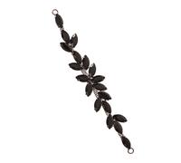 Neel Blue Women's Diamante Motif Rhinestone Patch, Crystal Appliques, 16 x 2.5cm in Black | Size: 16 x 2.5 cm Neel Blue Black 16 x 2.5 cm