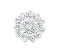 Neel Blue Women's Diamante Motif, Sew on Crystal Applique, 80mm in Silver Neel Blue Silver One Size