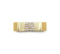 Neel Blue Women's Elastic Waist Belt with Gold Buckles, Cinch Belts | Size: Small Neel Blue Gold S