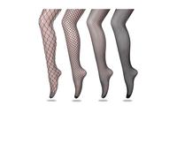 Neel Blue Women's High Waist Black Stretchable Fishnet - 4 Designs Neel Blue Black One Size