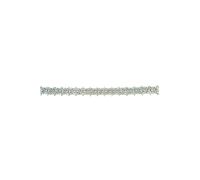 Neel Blue Women's Silver Diamante Applique Rhinestone Motif Sparkling Crystals Studded Sew on Patch - 450mm x 50mm Neel Blue Silver One Size