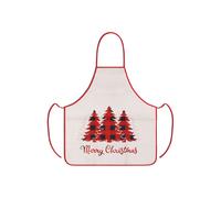 Neel Blue Xmas Theme Merry Christmas Apron - 60cm x 70cm | Size: 60 cm x 70 cm Neel Blue Multicolor 60 cm x 70 cm