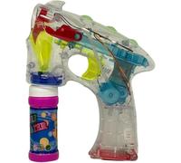Neel Saanjh Automatic Bubble Ray Gun for Kids, Light Up LED Bubble Blower Toy with Flashing Lights & Sound,Fun Bubble Machine Blaster for Outdoor Play, Birthday Gifts & Parties
