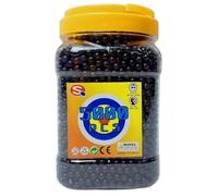 Neel Saanjh BB Pellets Bullets, Smooth Spherical Design, Safe And Easy To Use, 6mm 0.12 Precision Pellets For High-Precision Target Practice & Tactical Shooting, 5000 Pcs (Black)