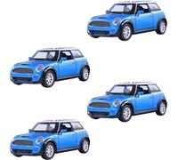 Neel Saanjh Blue Mini Sports Car with 1: 24 Scale, Pull-Back Mechanism, Fun Toy For Kids, Super Alloy Car, Diecast Mini Racing Vehicles, Sturdy and Durable Build (4 PCS)