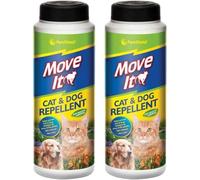 Neel Saanjh Cat & Dog Move-it Powder Repellent, Pet Deterrent for Indoor & Outdoor Use, Safe Pest Control for Gardens, Lawns, Driveways, & Flowerbeds (Pack of 2)