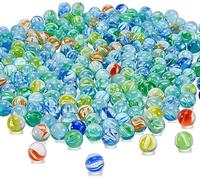 Neel Saanjh Cat’s Eye Glass Marbles Set, Assorted Colour Classic Toy Marbles for Kids 6+, Indoor & Outdoor Games, Party Favours, Arts, Crafts, Vase Fillers & Creative Play, (300 Pcs)