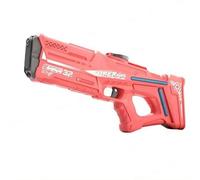 Neel Saanjh Electric Water G-u-n For Kids, 32ft Long Shooting Range, Ergonomic Grip, Sturdy And Durable Construction, Vibrant Colour, Outdoor Summer Fun Toy (RED)