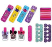 Neel Saanjh Kids Beauty Styling Kit with Hair Color Chalks, Nail Polish Set, Nail File, Styling Tools, Fun Pretend Play Makeup Kit for Girls, Creative Fashion Activity Set for Dress-Up and Salon Play