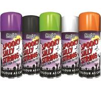 Neel Saanjh Spooky Silly String Spray, Vibrant And Colourful Effect, Easy To Use, Portable And Lightweight, Ideal For Celebrations, Halloween And Birthdays, Random Colour (3PCS)