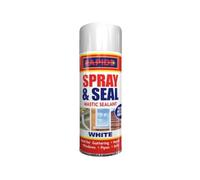 Neel Saanjh White Mastic Sealant S-p-r-a-y, Instant Waterproof Leak Fix for Roofs, Gutters, Pipes, Windows & Soil, Flexible Sealant for Cracks & Leaks, Easy & Seal Application. (1 Pcs, 300ml)