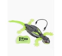 NEELAUK Wall Crawler Gecko, Remote Control Wall Climbing Toy, 36 cm, LED Eyes, Grey/Green