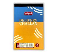 NEELGAGAN Delivery Challan, No.2 Triplicate 100 Printed + 50 Plain (3 Pages 1 Set) with Carbon (14.0 cm x 22.0 cm) Pack of-3