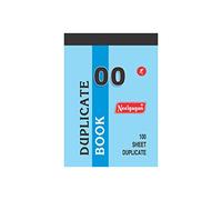 NEELGAGAN Duplicate with Carbon & Index (17.5cm x 21.5cm) (Side Bound) Size : 100 Ruled + 100 Plain Pack of-4
