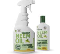 Neem Oil Spray for Plants-Kit Makes 320 fl oz -100% Pure Cold Pressed