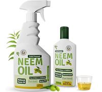 Neem Oil Spray for Plants (Refill 20 Times)- Pure Cold Pressed Neem Oil | Indoor & Outdoor