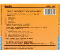 NEEME JÄRVI SHOSTAKOVICH: SYMPHONY NO. 9; FESTIVE OVERTURE; SUITE FROM KATERINA