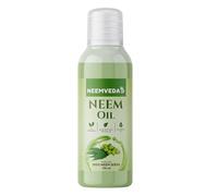 Neemveda Virgin Neem Oil 100 ml, Cold Pressed, Pure, Natural, Unrefined, Vegan - for Hair, Skin, Nail, Scalp, Body, Multi-Use Oil for Garden - Plants - Home & More