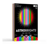 Neenah Astrobrights® Bright Color Paper, Letter Size Paper, 24 Lb, FSC Certified, Assorted Mini Pack, Pack of 200 Sheets