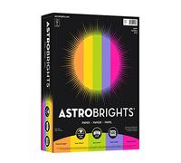 Neenah Astrobrights(R) Bright Color Paper, 8 1/2in. x 11in., 24 Lb, Assorted Colors, Ream of 500 Sheets, 21289
