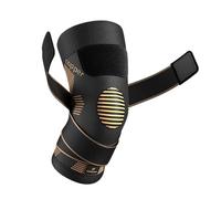 NEENCA Copper Knee Brace with Straps for Women/Men, Knee Compression Sleeve for Knee Pain, Arthritis, ACL, Meniscus Tear, Joint Pain Relief. Knee Support for Running, Workout-Single