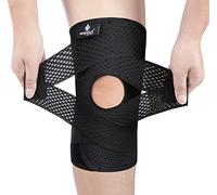 NEENCA Knee Brace for Knee Pain, Compression Knee Support with Air Mesh Fabric, Adjustable Knee Wrap with Side Stabilizers, Ultra-Soft Bandage for Meniscus Tear, ACL, Arthritis Relief
