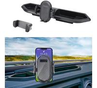 Neepair JL Phone Mount for Jeep Wrangler JL JLU Gladiator JT 2018-2021 Dash Tray Phone Holder Mount with Storage Box Don't Fit for The Oil-Electric Vehicle Version