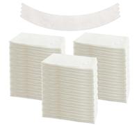 Neer 150 Pcs Tummy Liners for Sweat White Thin Cotton Fabric Belly Sweat Liners Plus Size Belly Pads for Skin