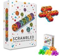 NEERIX Scrambled The Dice-Driven Word Game Fast-Paced Party Game | Spell, Shout, and Win in This Ultimate Brain-Sprint Challenge for 1-5 Players for Families, Gamenight and Hangouts