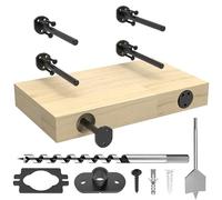 Neevolve Floating Shelf Bracket 1/4" Thick,Flush-Mount Hidden Heavy Duty Brackets for Wood Shelves，Solid Steel Invisible Shelf Hardware Support,Built-in-Wall Seamless Blind Design (Black 6 in 4PC)