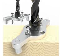 Neevolve Floating Shelf Bracket Dowel Jig Kit - 1/2 Inch Drill Bit Included - Self-Centering Drill Guide for Hidden Shelf Brackets - DIY Woodworking Tool for Invisible Shelves and Mantels