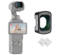NEEWER 0.75X Wide Angle Lens Compatible with DJI Osmo Pocket 3 Creator Combo Accessories, Magnetic Multicoated Aspherical Action Camera Lens with 108° Expanded FOV & 2x Cleaning Cloth