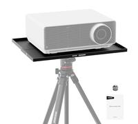 NEEWER 1.5"×1.1"×0.5" Metal Laptop Projector Notebook Tray Holder Detachable with 1/4" to 3/8" Adapter for Tripod Mount Stand for Stage Meeting Outdoor Lecture (Tripod Stand Not Included), MS016A